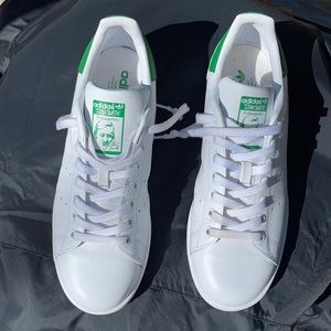 COPY - White and green Stan Smith Adidas men’s shoes